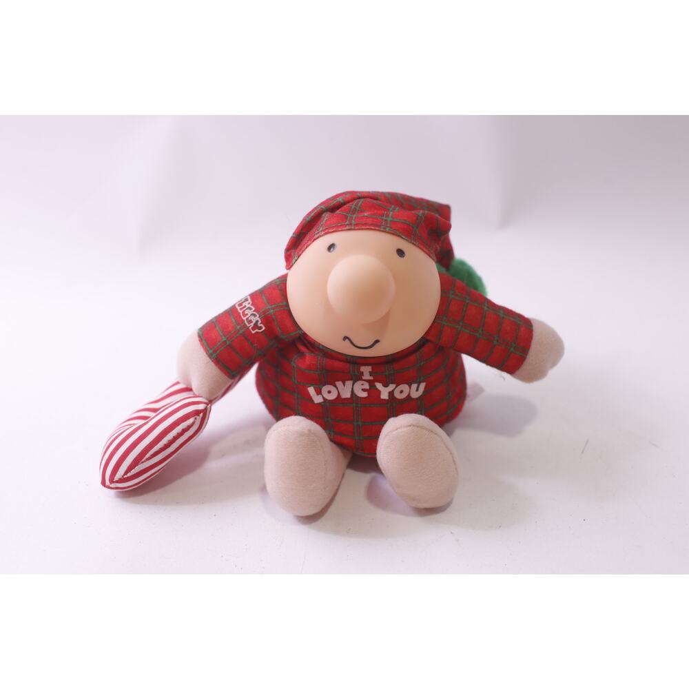 Ziggy, Christmas, Small Plush, Vintage Stuffed Animal, Soft Toy ~ 250724-WH 1329